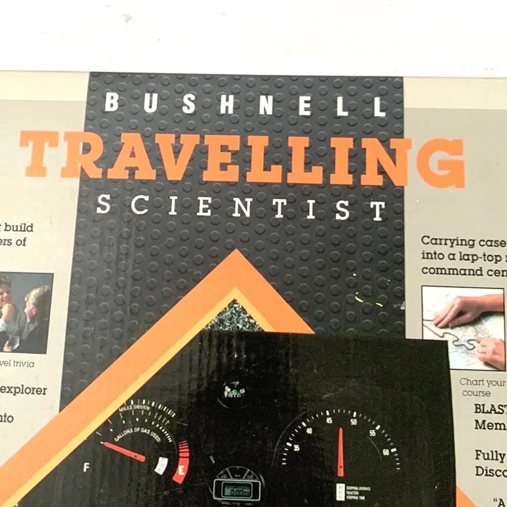 Bushnell Traveling Scientist Kit 1989 Kids Science Playset Learning Science NEW